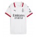 Echipament fotbal AC Milan Alvaro Morata #7 Tricou Deplasare 2024-25 pentru femei maneca scurta